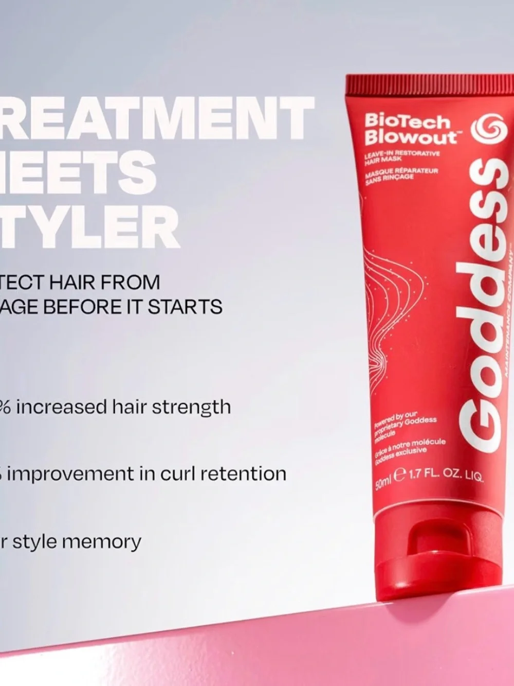 GODDESS MAINTENANCE BIOTECH BLOWOUT HAIR MASK. NIB